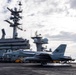 Rear Adm. Michael Wosje, commander of Carrier Strike Group ONE, completes his 1,000th trap flight aboard Nimitz-class aircraft carrier USS Carl Vinson (CVN 70)