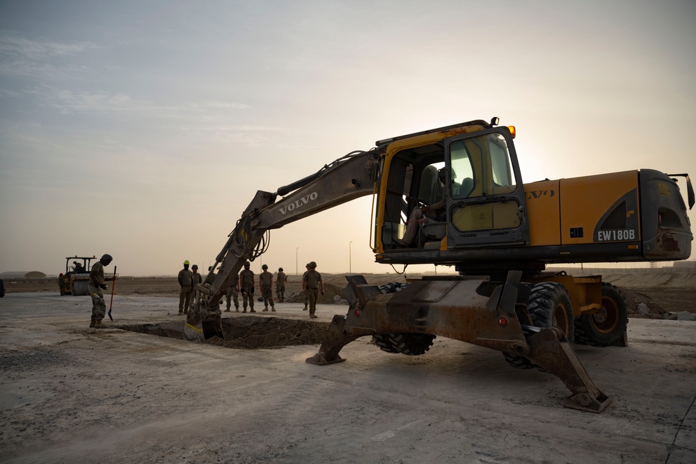 380th ECES Airmen conduct RADR training