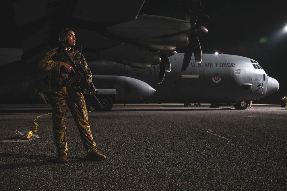 386th ESFS Fly Away Security Team keeps the mission safe