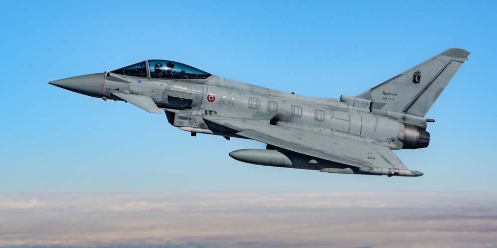 AFCENT tanker refuels Eurofighter Typhoons over USCENTCOM AOR