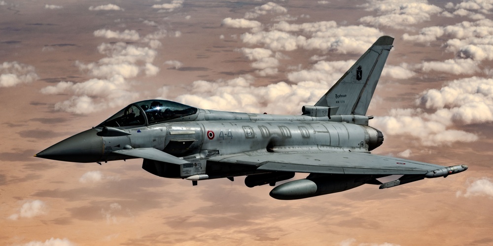 AFCENT tanker refuels Eurofighter Typhoons over USCENTCOM AOR