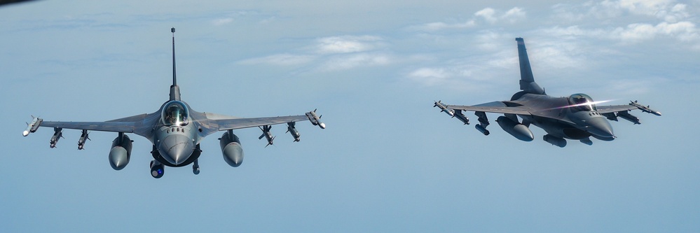 USCENTCOM F16s bolster security over AOR