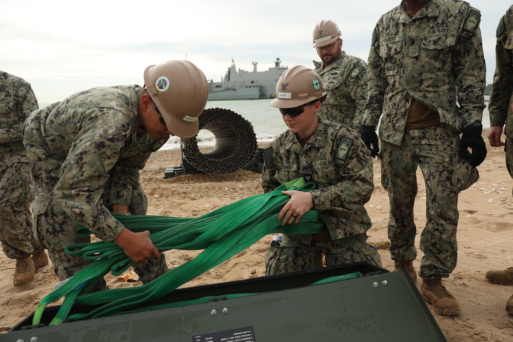 NMCB 1 Leads Operational Assessment of FAUN Trackway System in Spain