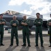 JASDF personnel, leadership come together to watch take-offs at Andersen AFB for CN25