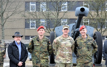 USAG Rheinland-Pfalz strengthens ties with the Bundeswehr Artillery School