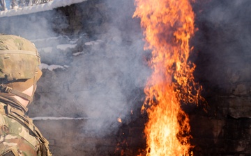 3-321st FAR Conduct a Joint Molotov Cocktail Training Exercise