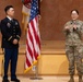Two Soldiers are promoted during a ceremony at WRAIR