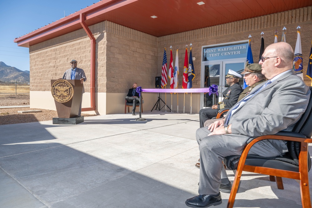 Mayor McCaa speaks at JWTC unveiling