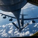 100th ARW KC-135s refuel 2 B-52s