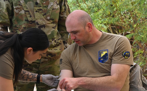 161st Medical Group conducts Tactical Combat Casualty Care training