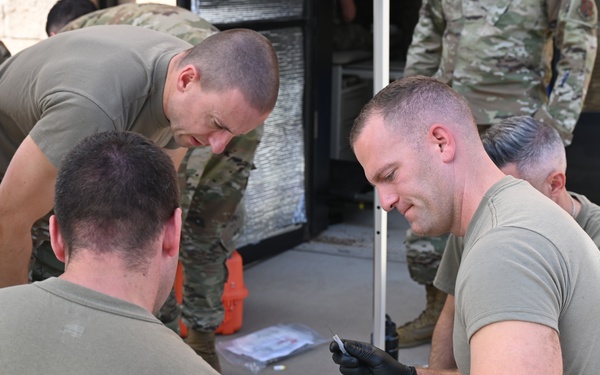 161st Medical Group conducts Tactical Combat Casualty Care training