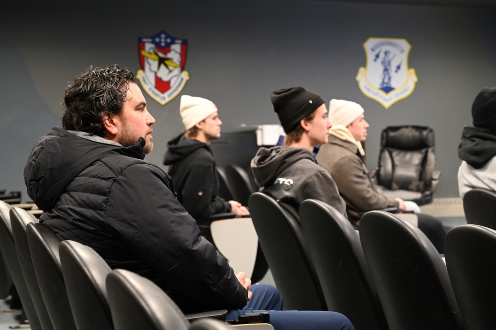 Springfield Thunderbirds Hockey Team Tours Barnes Air National Guard Base Before Military Appreciation Night