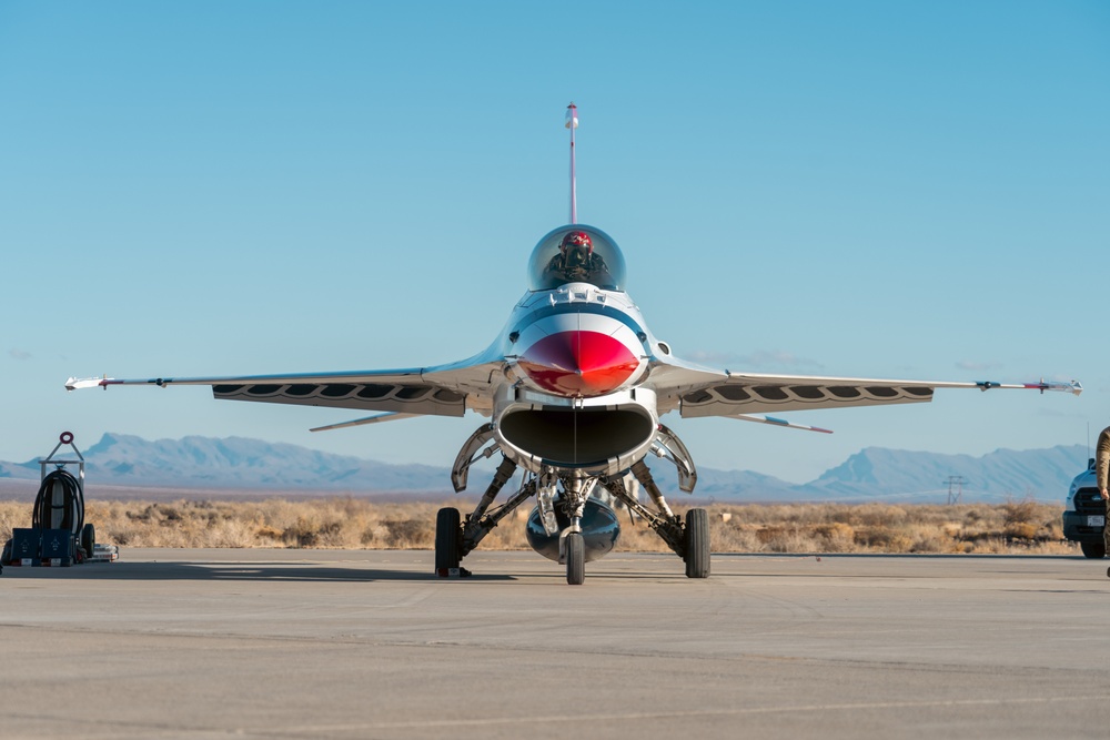 Thunderbirds Winter Training at Spaceport America