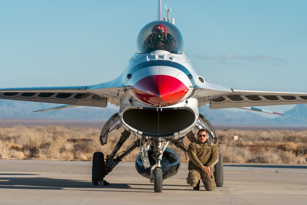 Thunderbirds Winter Training at Spaceport America