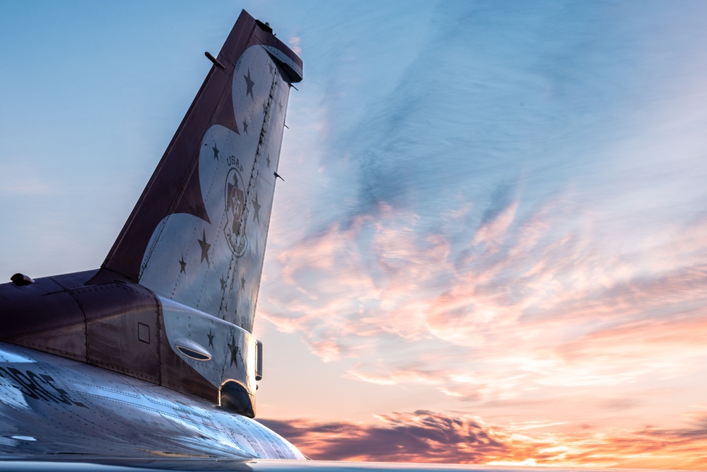 Thunderbirds Winter Training at Spaceport America