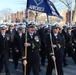 Officer candidates march to Kay Hall for graduation