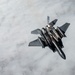 Fighters refueled over the clouds