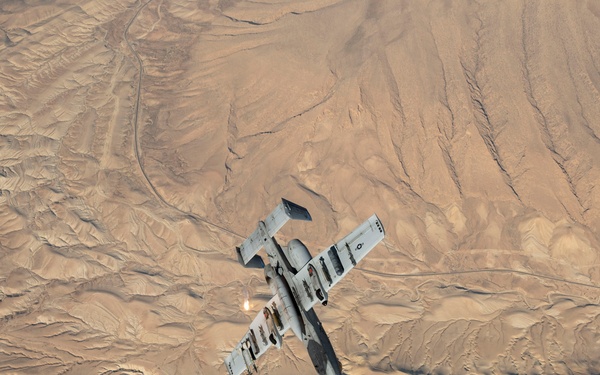 A-10s fly over the USCENTCOM AOR