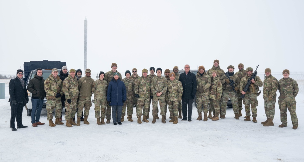 Vice Chief of Staff of the U.S. Air Force visits Minot AFB