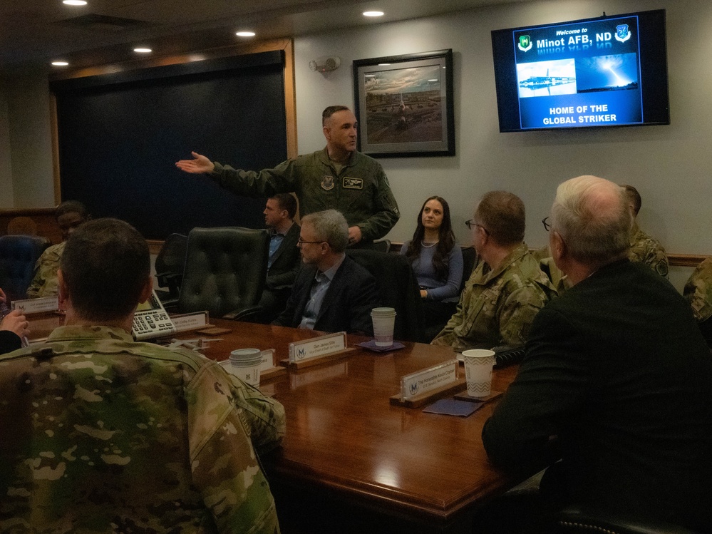 Vice Chief of Staff of the U.S. Air Force visits Minot AFB