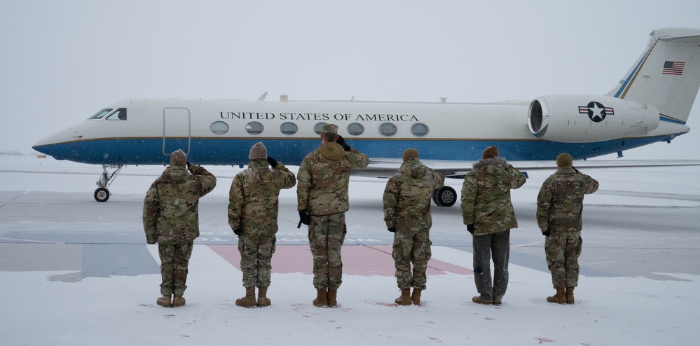 Vice Chief of Staff of the U.S. Air Force visits Minot AFB