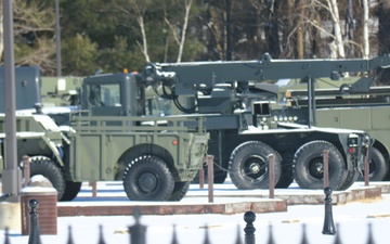 February 2025 views of Equipment Park in Fort McCoy's Commemorative Area