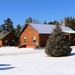 Cabins are available to rent year-round at Fort McCoy’s Pine View Campground; winter offers a unique experience