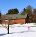 Cabins are available to rent year-round at Fort McCoy’s Pine View Campground; winter offers a unique experience