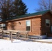 Cabins are available to rent year-round at Fort McCoy’s Pine View Campground; winter offers a unique experience