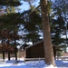 Cabins are available to rent year-round at Fort McCoy’s Pine View Campground; winter offers a unique experience