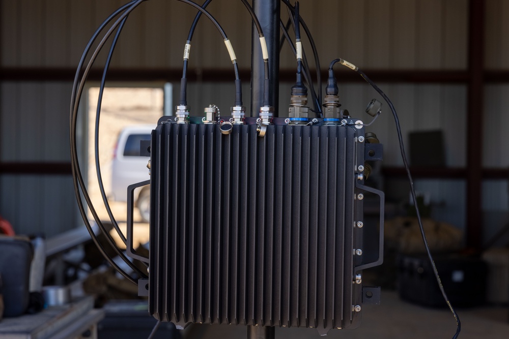 TTECG Marines demonstrate emerging technology to 4th Marine Division during AFX 1-25
