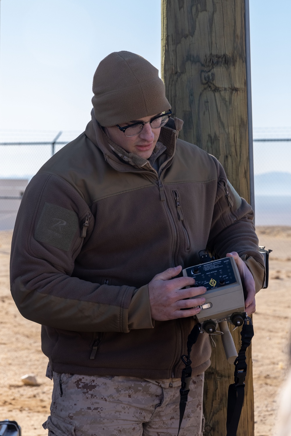 TTECG Marines demonstrate emerging technology to 4th Marine Division during AFX 1-25