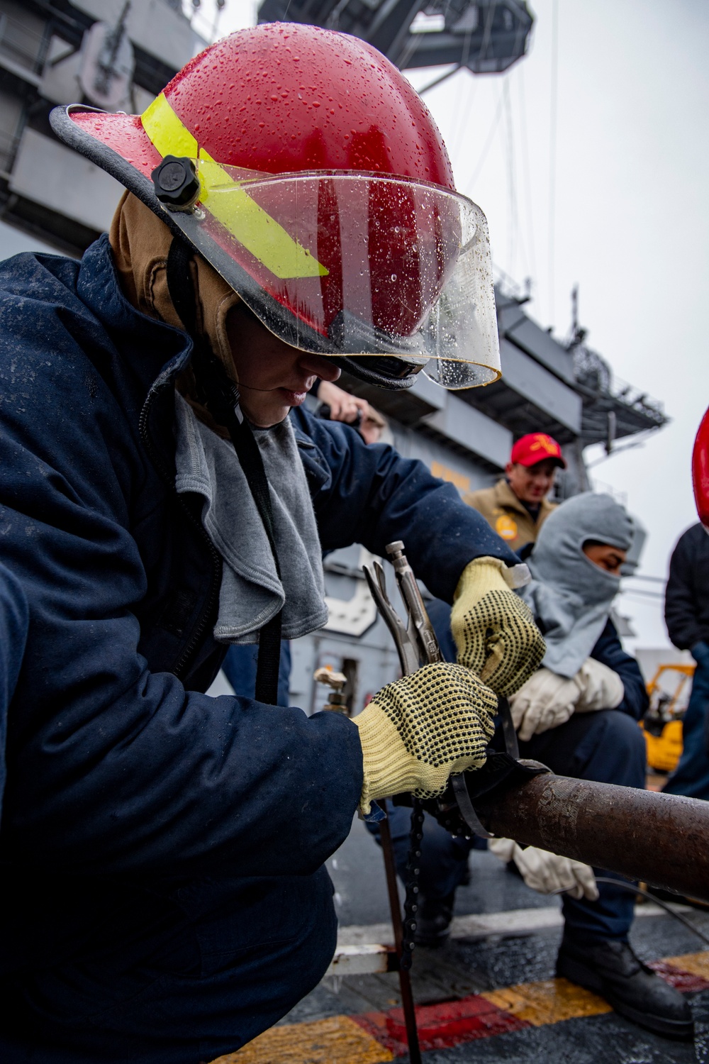 Nimitz Conducts a General Quarters Drill