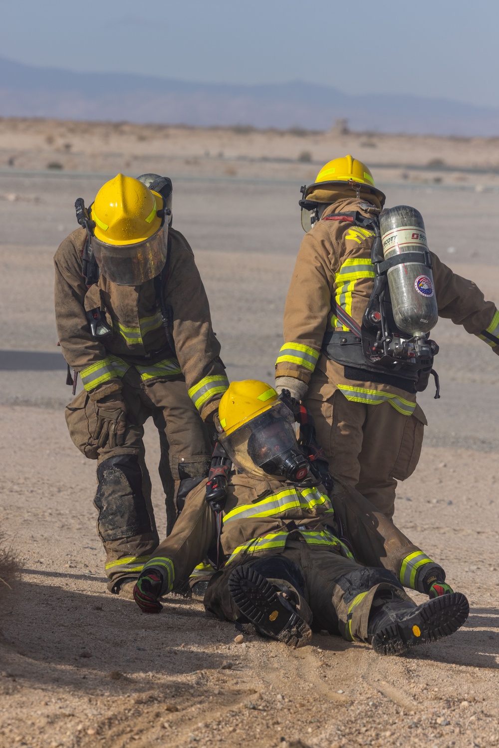 Marines conduct Basic Recovery After Attack during ITX 1-25