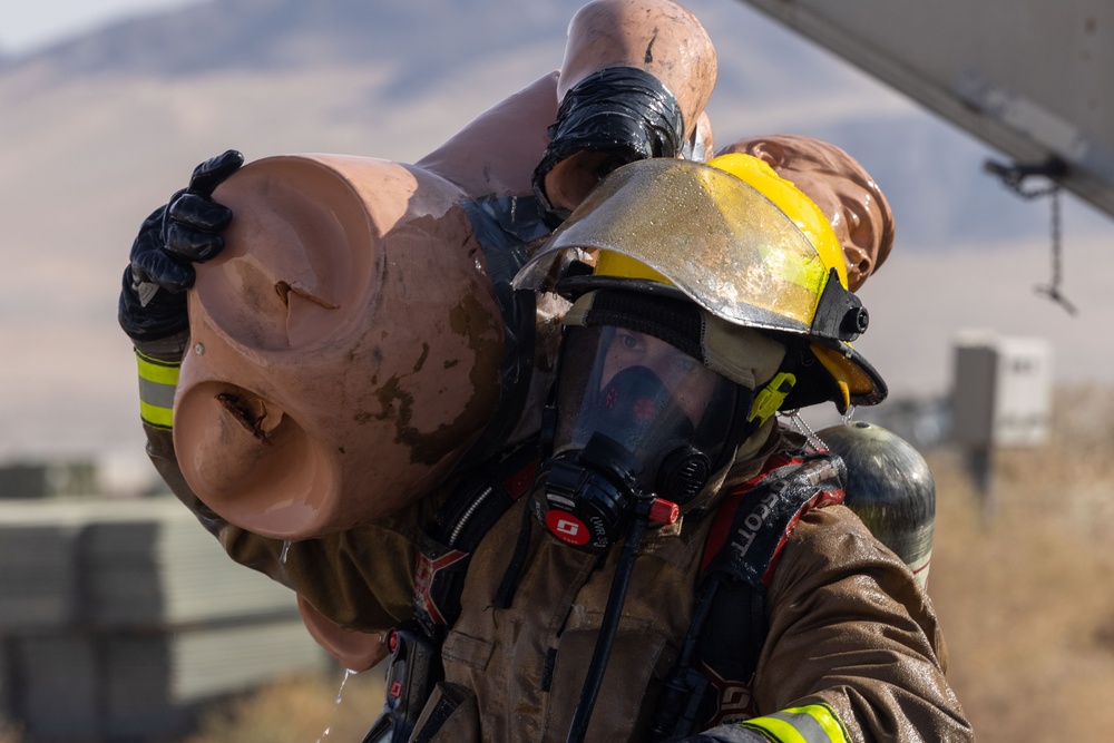 Marines conduct Basic Recovery After Attack during ITX 1-25