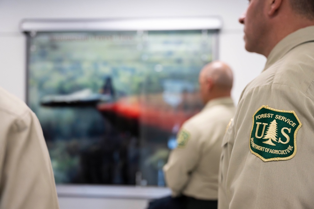 California Wildfire Firefighters Tour Pentagon