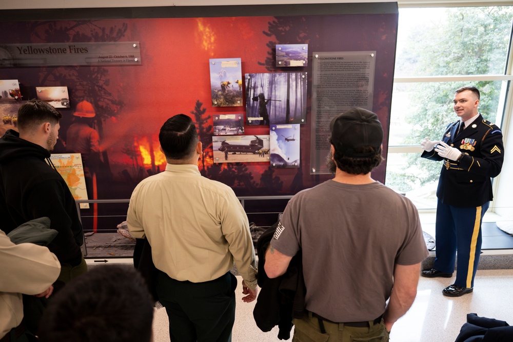 California Wildfire Firefighters Tour Pentagon