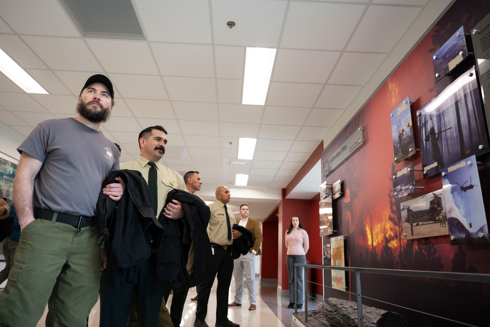 California Wildfire Firefighters Tour Pentagon