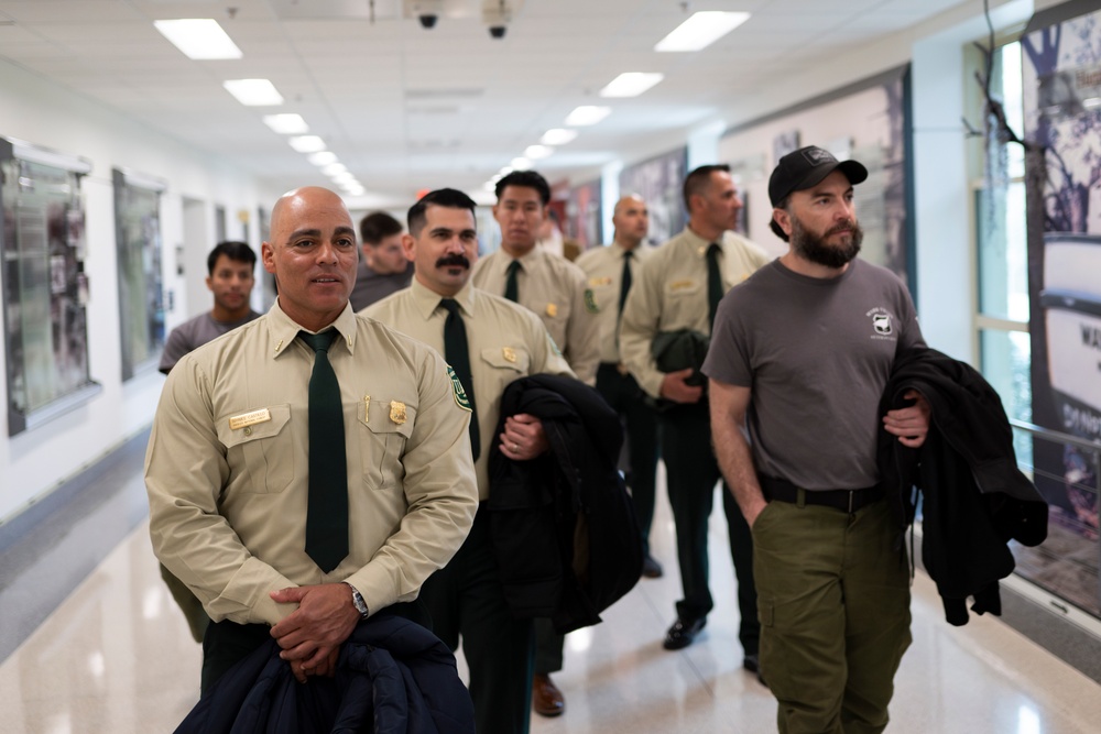 California Wildfire Firefighters Tour Pentagon