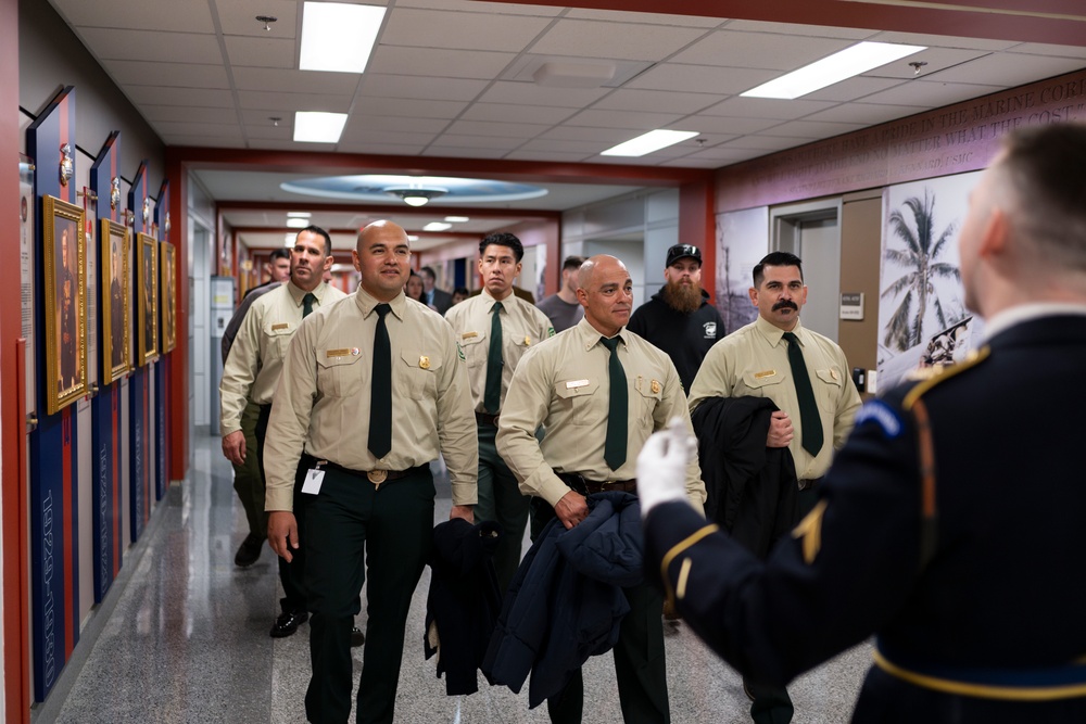 California Wildfire Firefighters Tour Pentagon