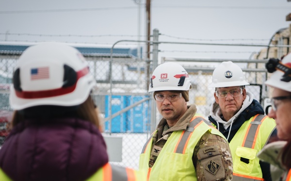 Baltimore District leadership visits site of former SM-1A nuclear power plant in Alaska
