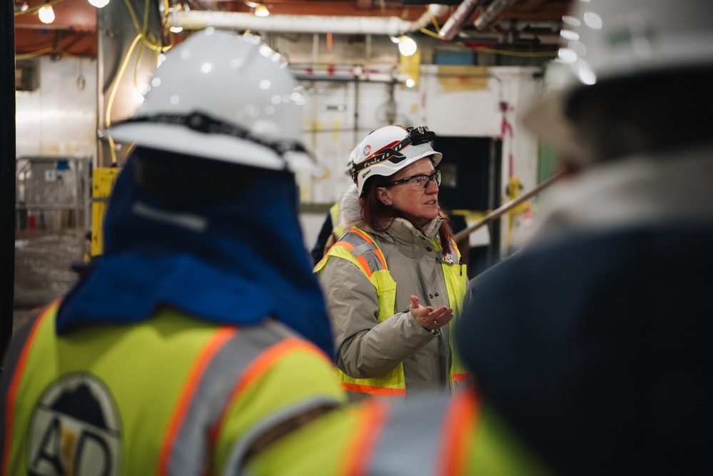 Baltimore District leadership visits site of former SM-1A nuclear power plant in Alaska