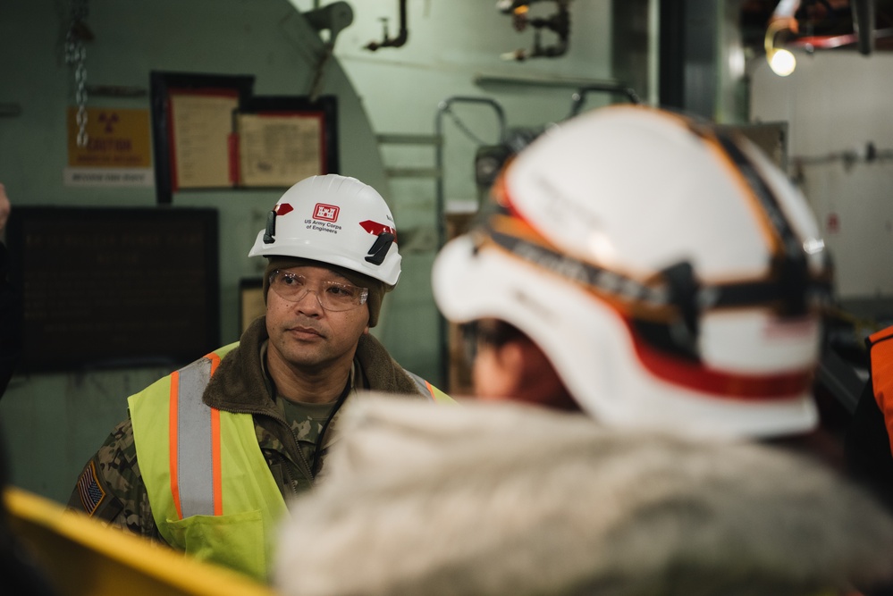 Baltimore District leadership visits site of former SM-1A nuclear power plant in Alaska