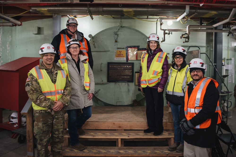 Baltimore District leadership visits site of former SM-1A nuclear power plant in Alaska