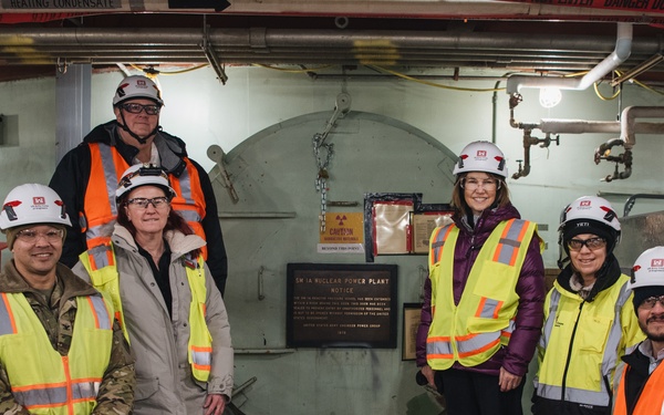 Baltimore District leadership visits site of former SM-1A nuclear power plant in Alaska