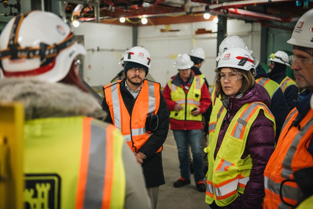 Baltimore District leadership visits site of former SM-1A nuclear power plant in Alaska