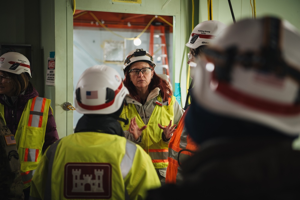 Baltimore District leadership visits site of former SM-1A nuclear power plant in Alaska