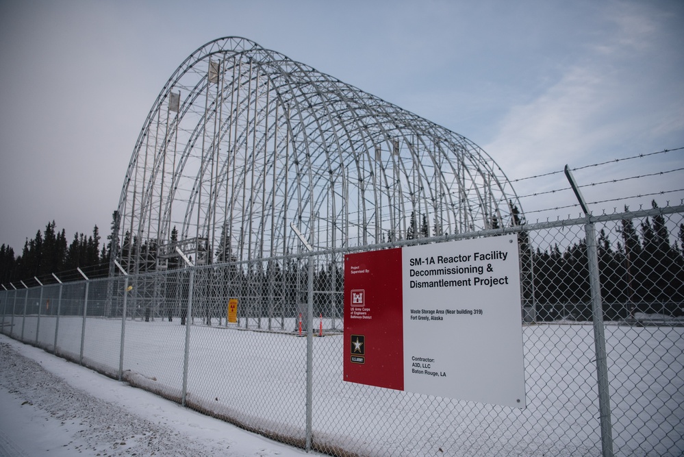 Baltimore District leadership visits site of former SM-1A nuclear power plant in Alaska