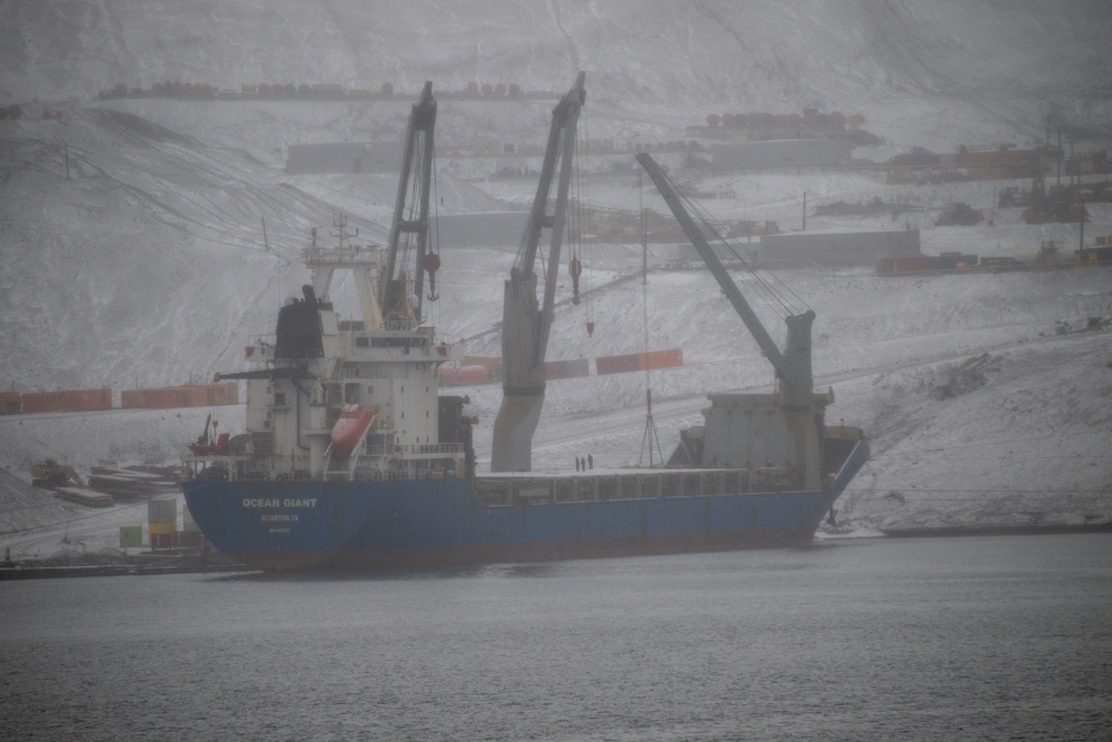 USCGC Polar Star (WAGB 10) conducts operations in McMurdo Sound during Operation Deep Freeze
