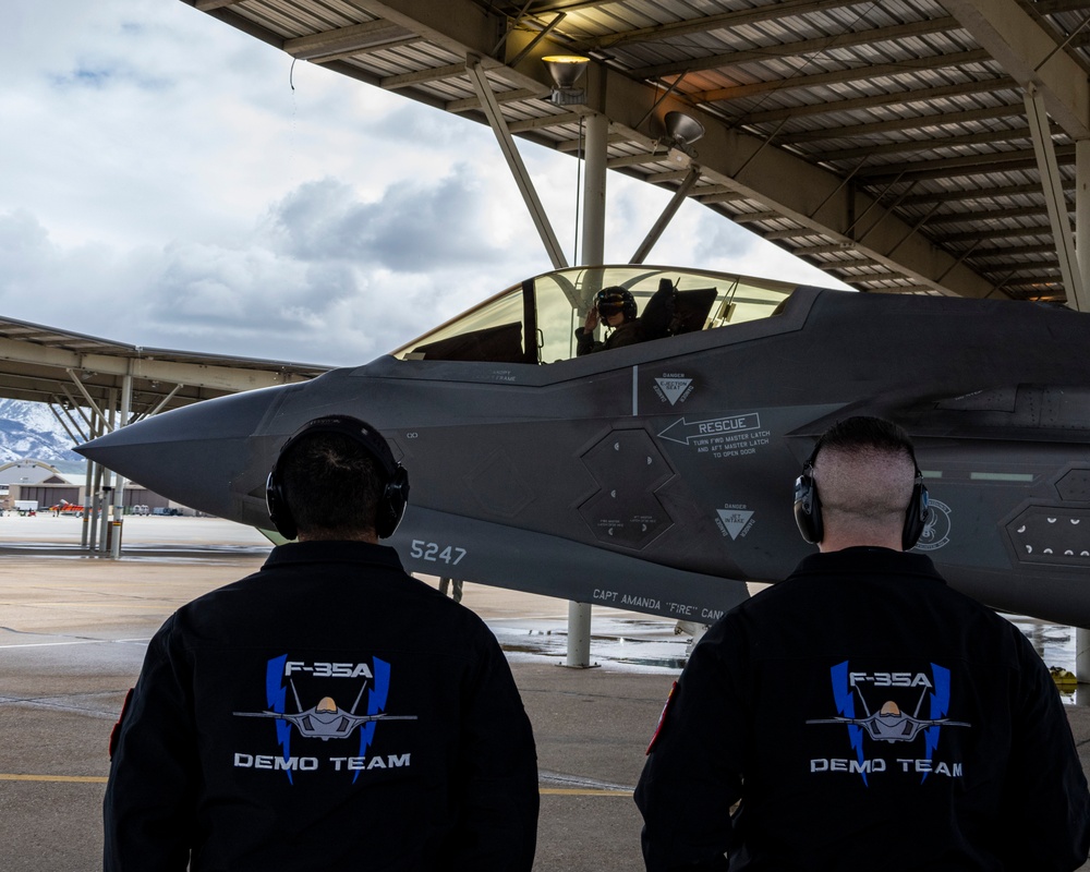 F-35A Demonstration Team Pilot is Recertified